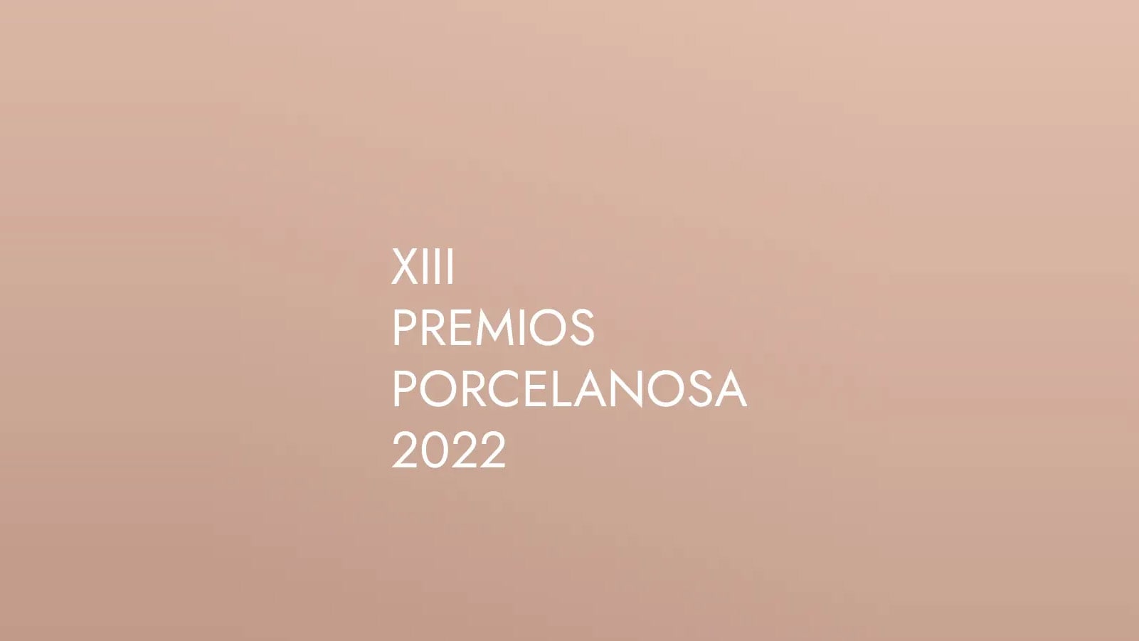 XIII Конкурс Porcelanosa возвращается с новыми силами