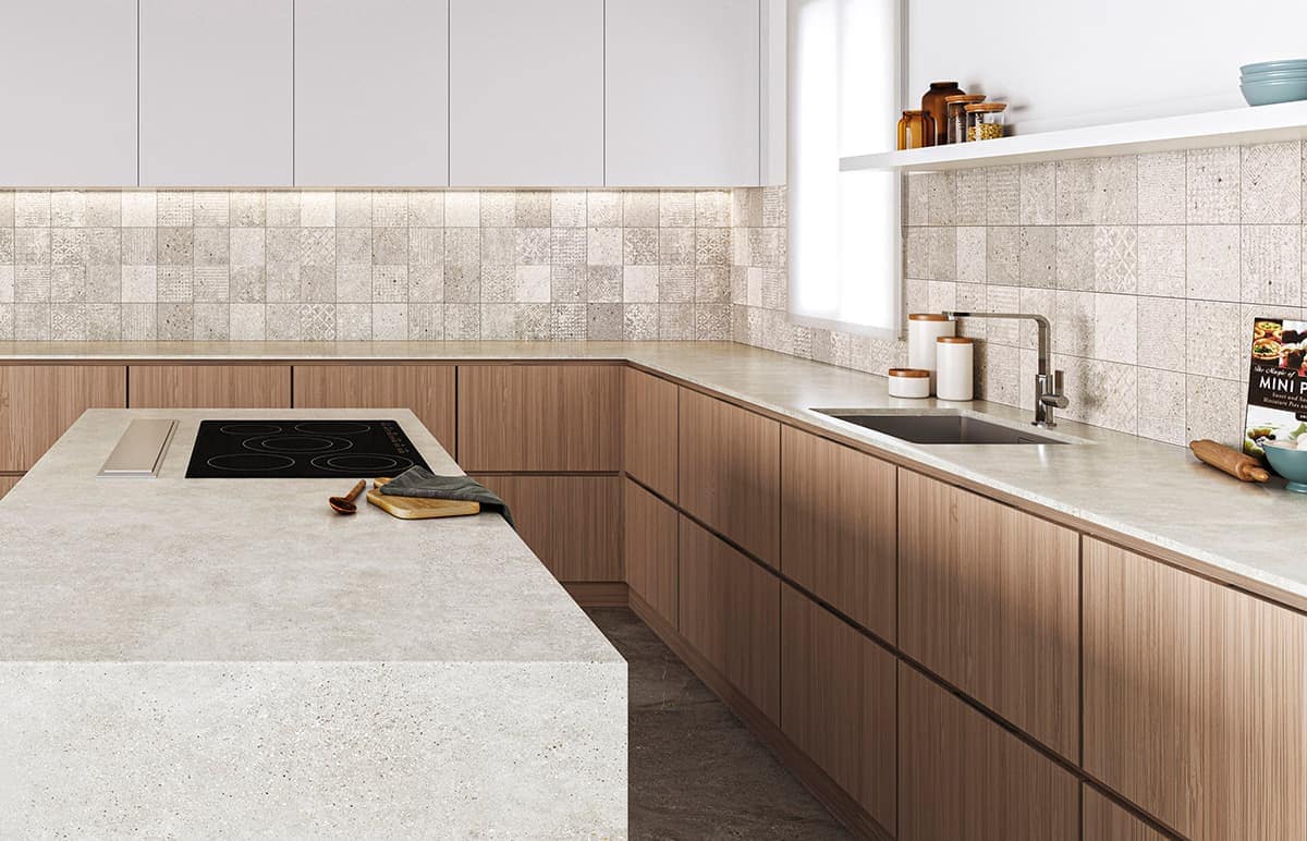 Earthy tone kitchen