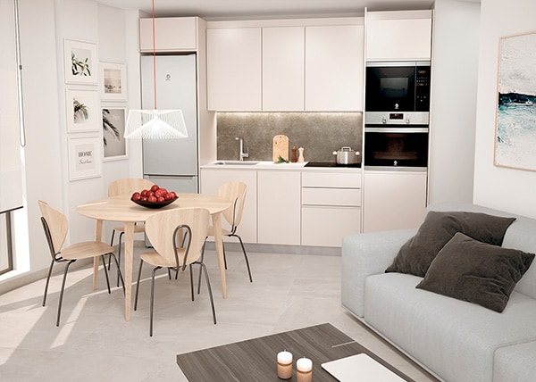 Small kitchen flooring