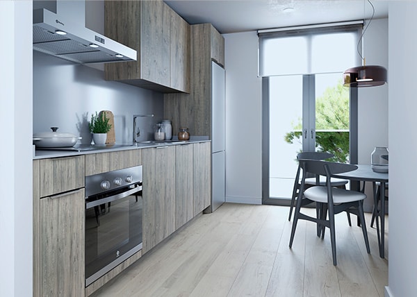 Small kitchen storage