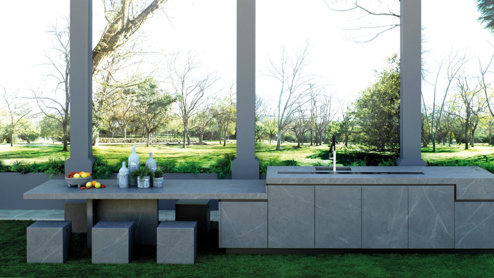Offroad Kitchen, the new outdoor kitchen by Gamadecor launches with the 2022 Good Design award