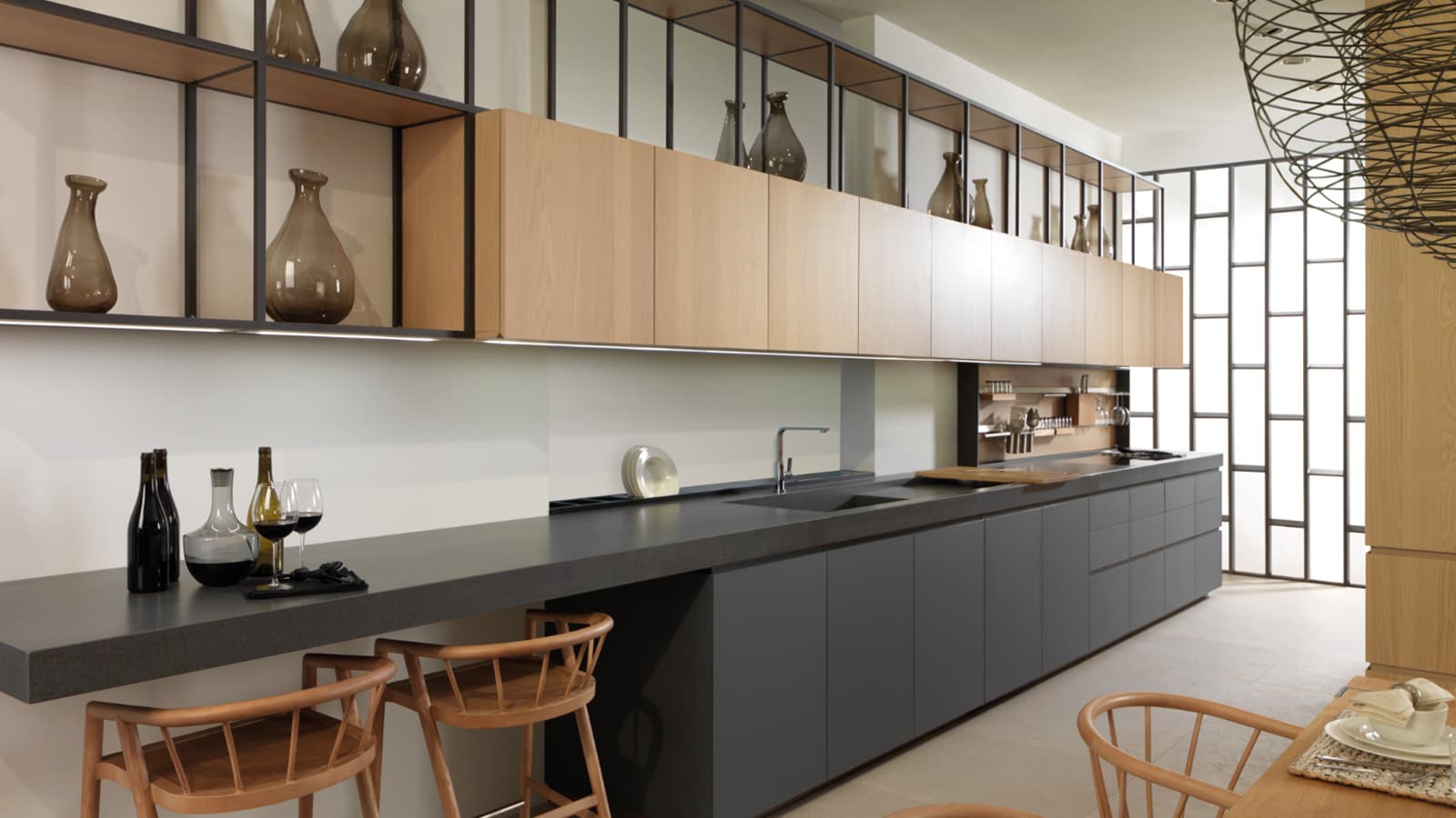 Different layout styles to optimise work in the kitchen