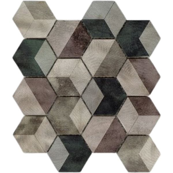 Emelard mosaic tile - Future Emerald