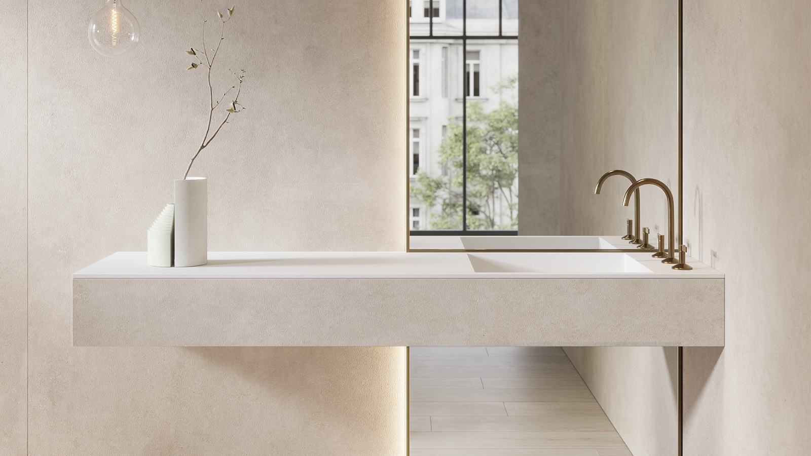 Infinite combinations in bathroom wall coverings