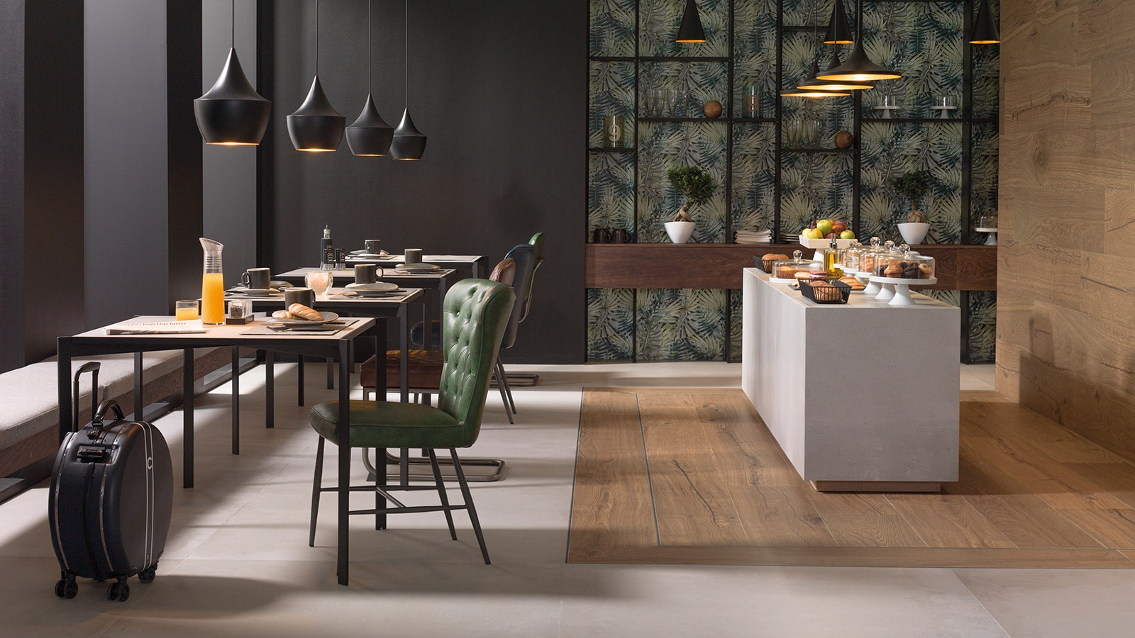 Décor tips for combining different floors