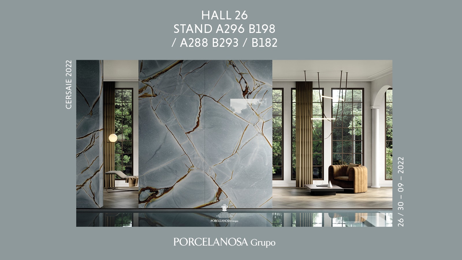 PORCELANOSA Group presents its latest innovations at Cersaie 2022