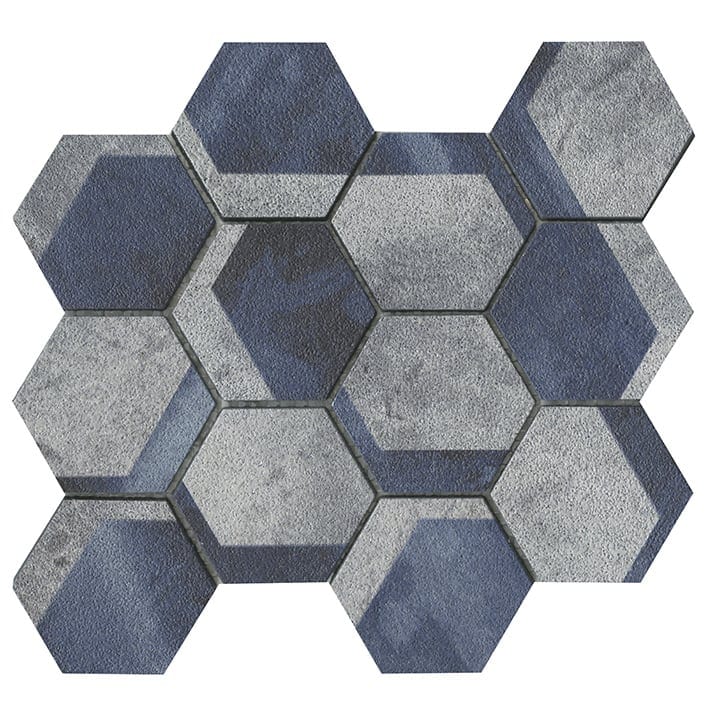 UNIVERSE HEXAGON BLUE 26,7X23X0,8