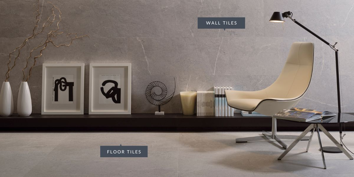 Differences between wall and floor tiles