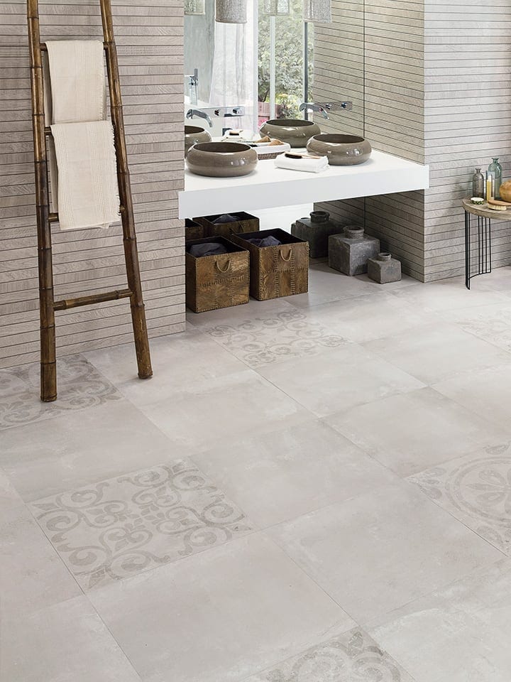 FLOWER TILES - DECO HARLEM CALIZA 59.6X59.6