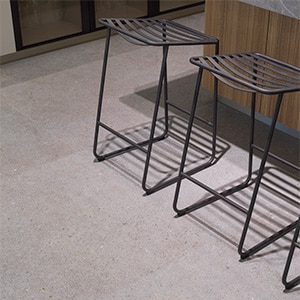 Stone effect floor tiles