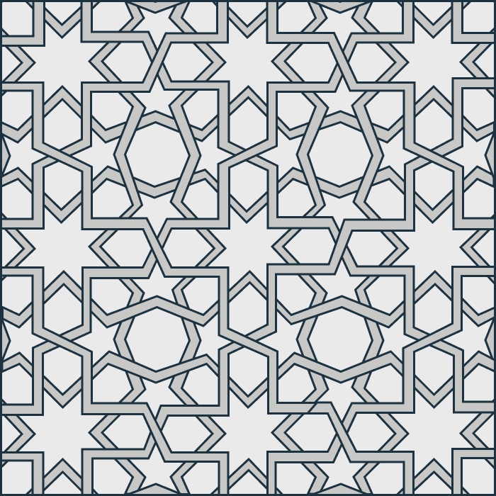 Geometric star motif