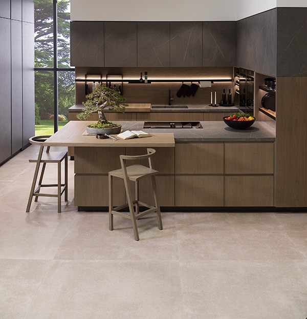 Square kitchen floor tiles