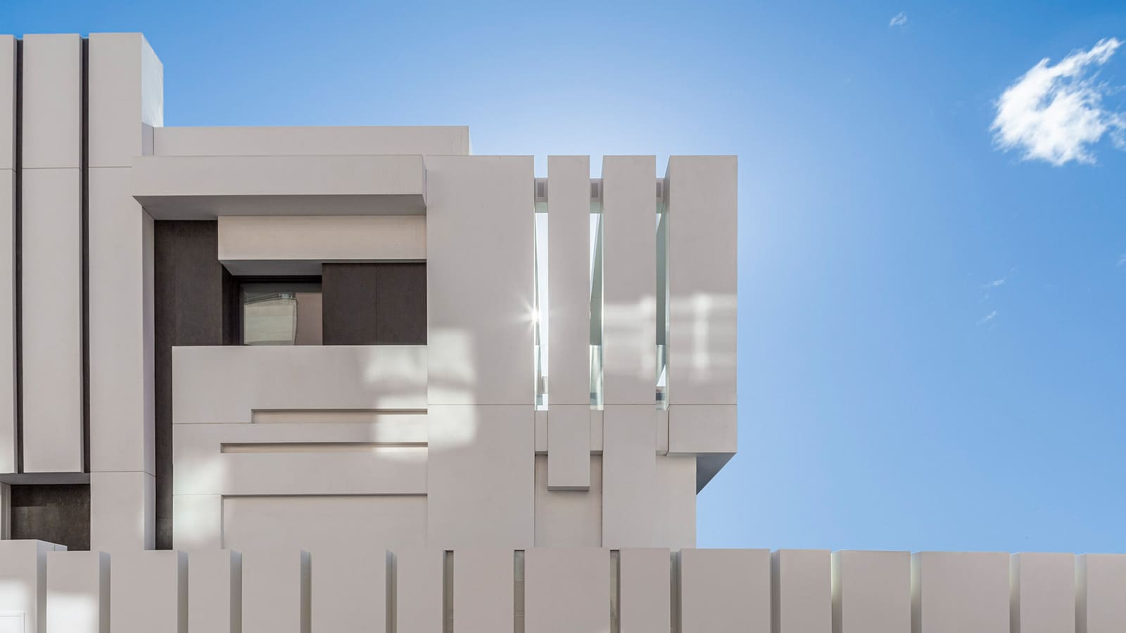 Avant-garde design on modern house façades