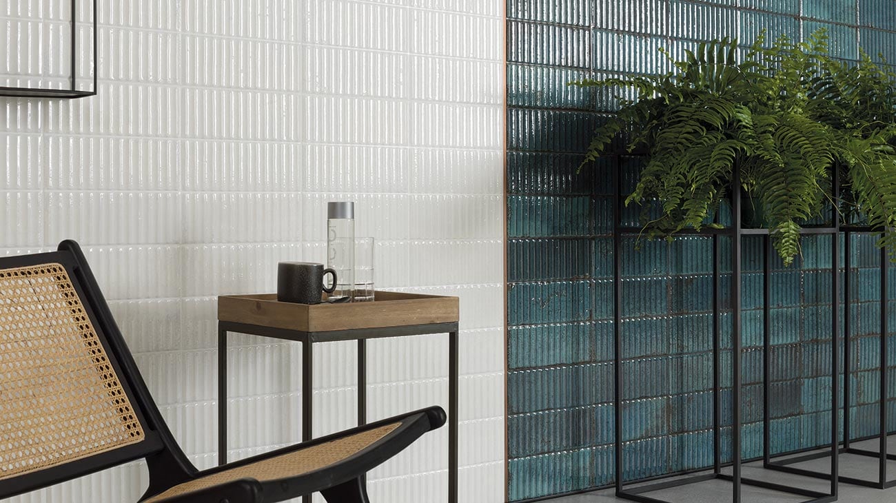 Deco Vetri Blu & Deco Vetri White by Porcelanosa