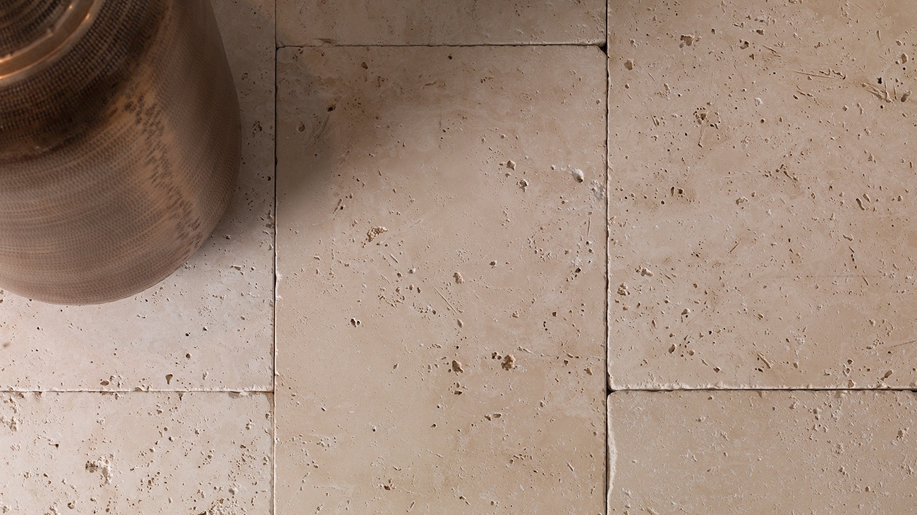 Travertine—a treasure for space design