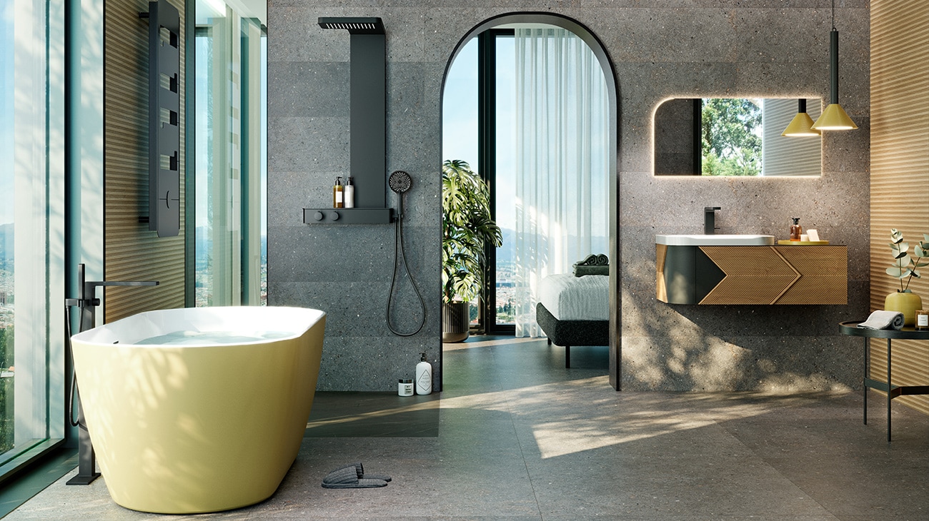 LOUNGE AMBIENCE_LOUNGE SHOWER COLUMN