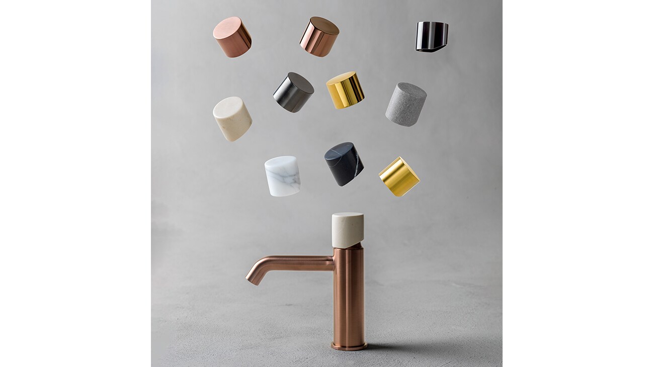 ROUND TAP UNIT WITH FINISH STUDIO HANDLE