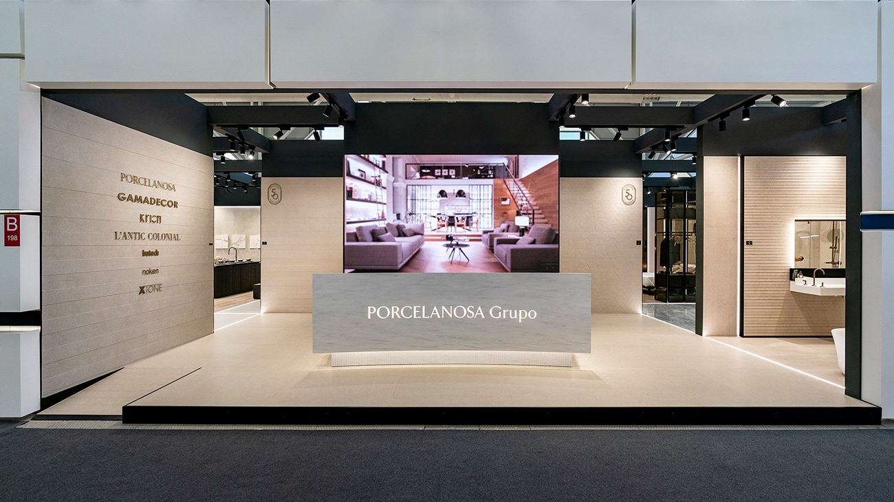 Natural stone inspires the latest innovations from PORCELANOSA at Cersaie 2023