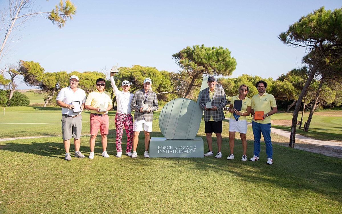 1st Porcelanosa Invitational Golf winners