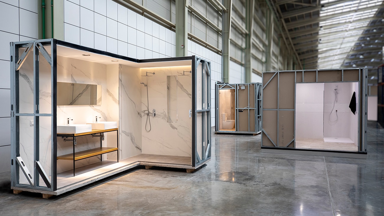 Prefabricated bathrooms: innovation in sanitary space construction