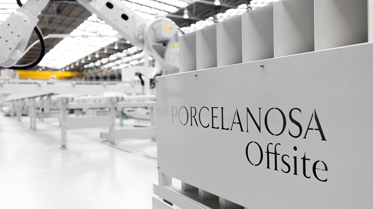 Nuovo impianto di produzione di Porcelanosa Offsite.