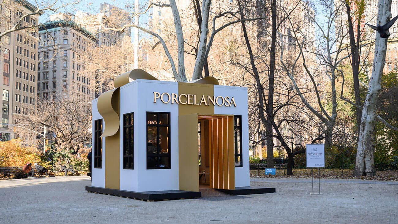 Porcelanosa brings the spirit of Christmas to New York's Fifth Avenue