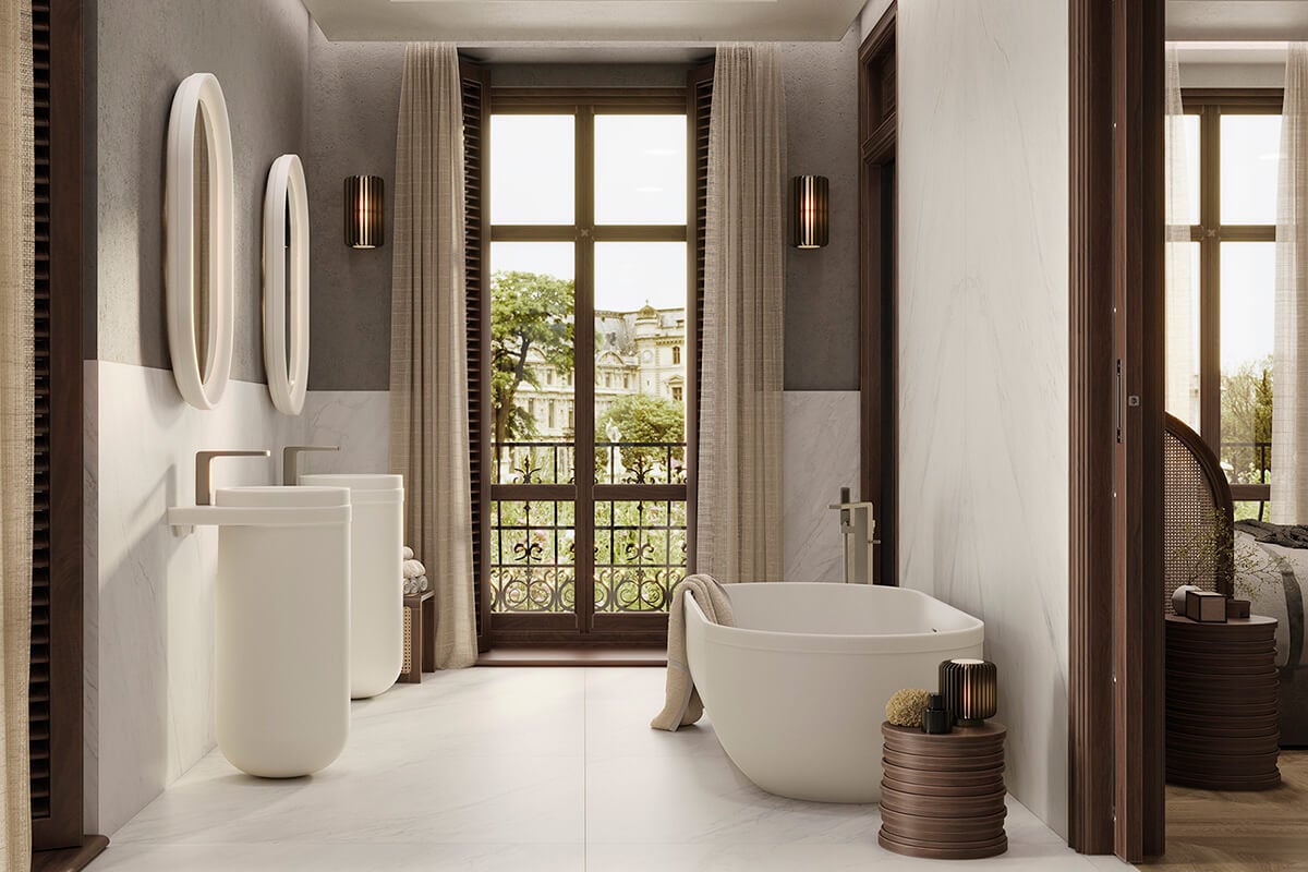 Ensuite bathroom ideas for your private oasis Porcelanosa
