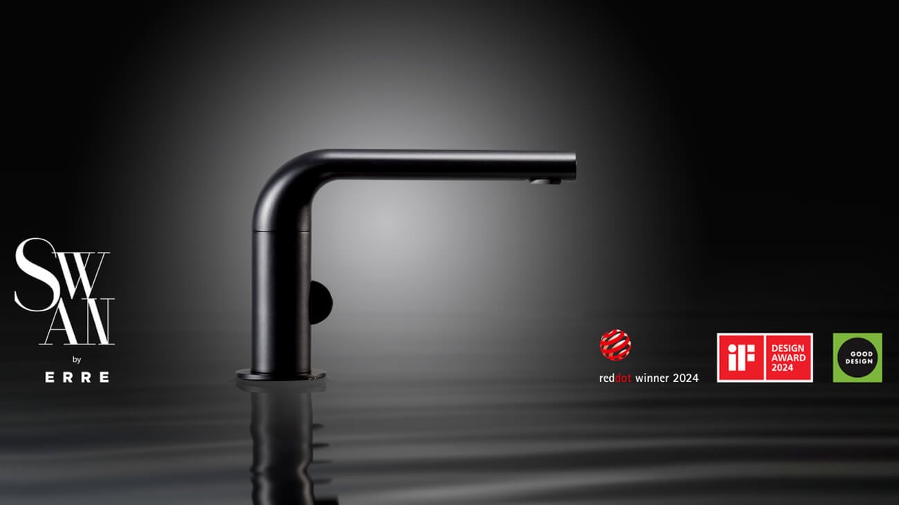 Swan la griferia mas premiada de Noken Porcelanosa Bathrooms