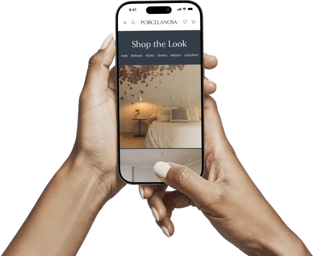 Shop the Look - Porcelanosa App